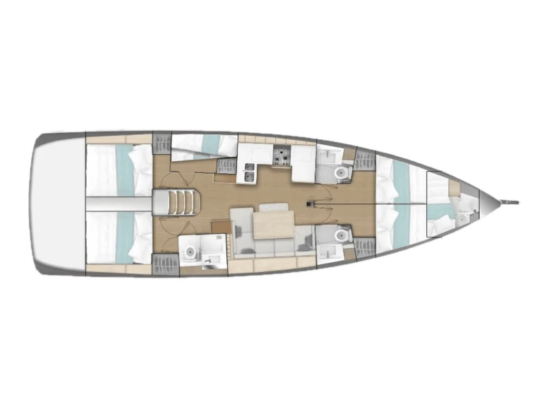 Bareboat Rental Sailboat Jeanneau with a boat licence