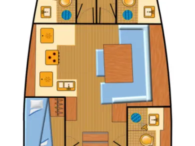 Sailboat rental with or without captain Jeanneau Split