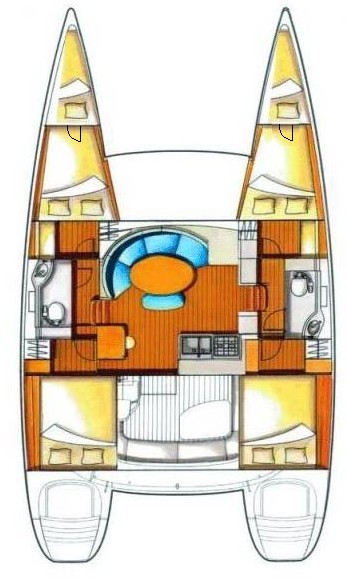 Lagoon Lagoon 380 S2 charter bareboat or captained in  Biograd na Moru