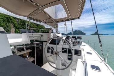Bareboat Rental Catamaran Fountaine Pajot with a boat licence