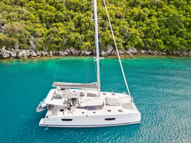 Bareboat Rental Catamaran Fountaine Pajot with a boat licence