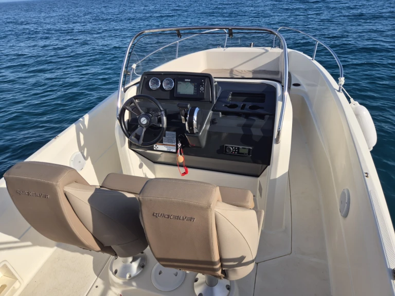Quicksilver Activ 605 Open charter bareboat or captained in  Split