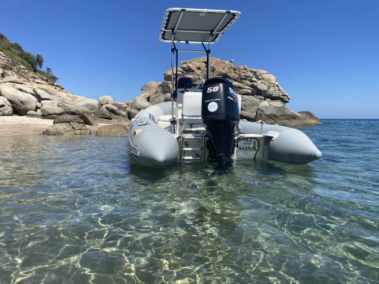 Bareboat Rental RIB Bombard with a boat licence