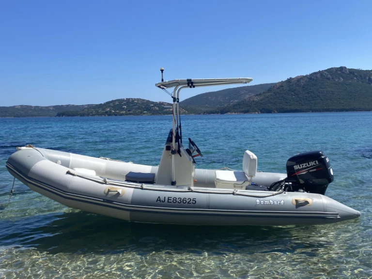 Bombard Ribster 500 charter bareboat or captained in  Porto-Vecchio