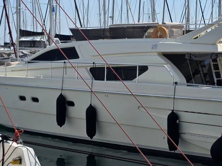 Luxury Yacht rental with or without captain Ferretti Port Lindos