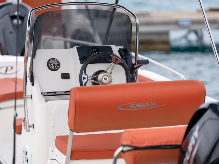 Poseidon BLU WATER 185 charter bareboat or captained in  Rhodes (City)