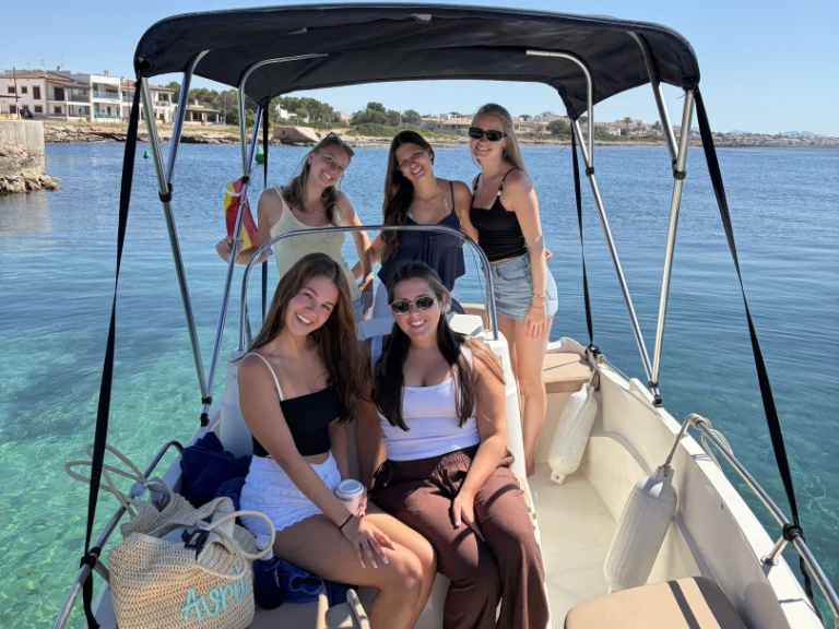 Motorboat rental in s'Estanyol de Migjorn - Remus Remus 450 open