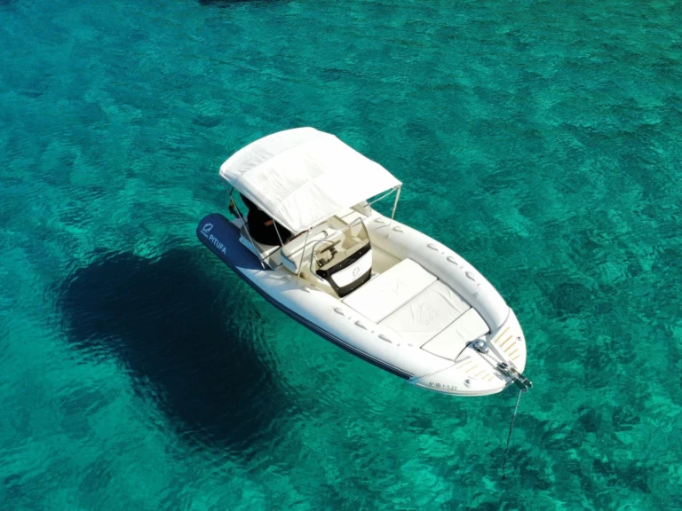 Bareboat Rental RIB Zodiac with a boat licence