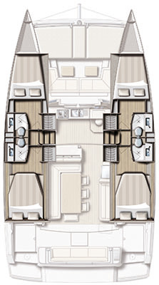 Bareboat Rental Catamaran Bali with a boat licence