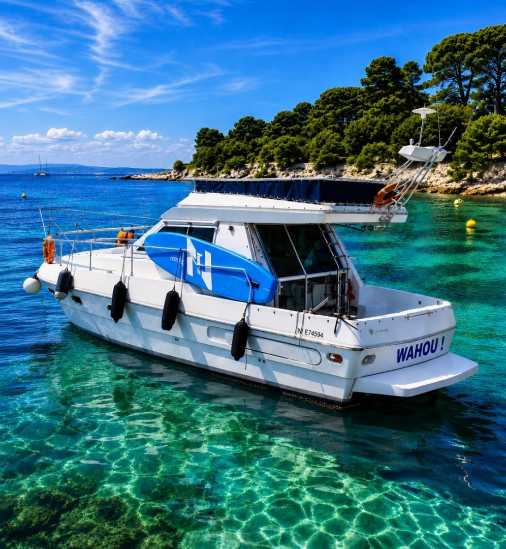 Motorboat rental in Cannes - Ferretti 34