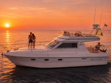 Ferretti Holiday Sea  charter bareboat or captained in  Cannes
