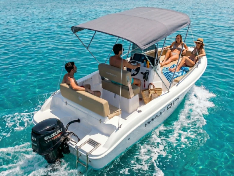 Motorboat rental with or without captain Barqa Barcelona