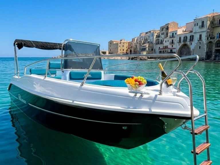 Yacht charter Taormina cheap Blumax 23 open