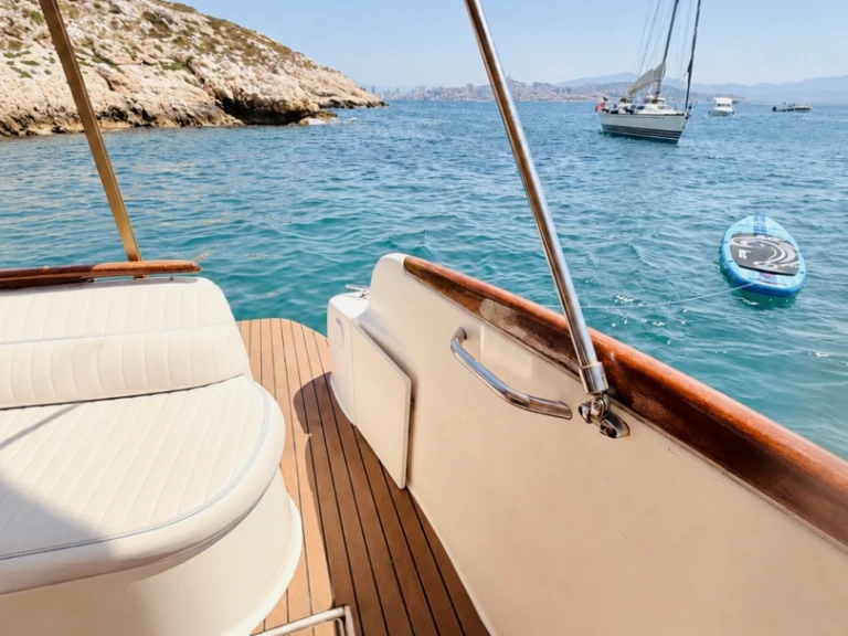 Jeanneau Leader 805 charter bareboat or captained in  Marseille