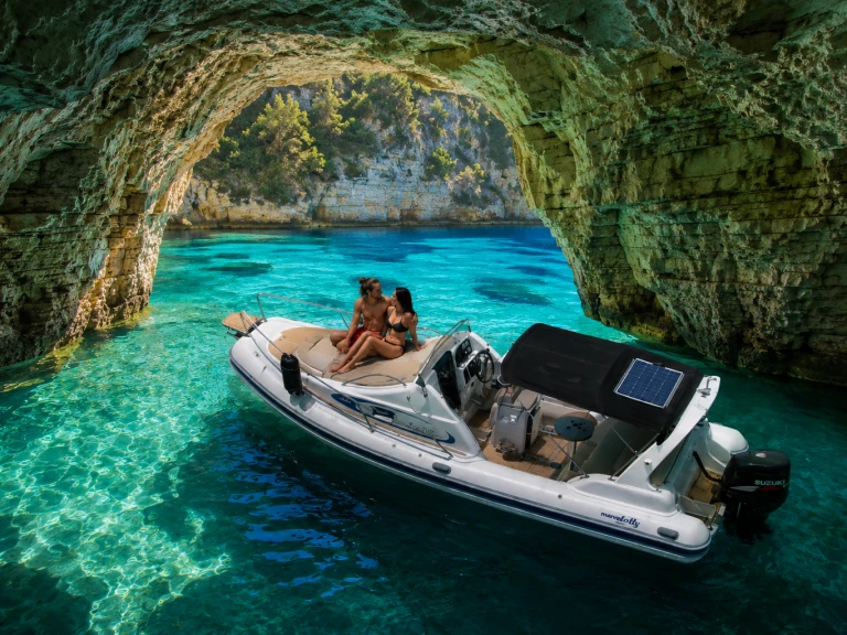 RIB rental with or without captain Nuova Jolly Old port of Corfu
