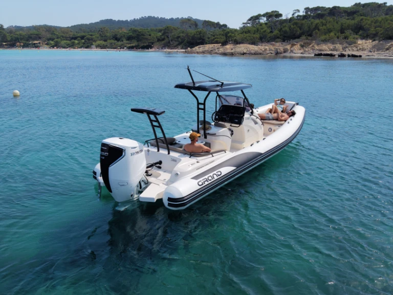 Bareboat Rental RIB Nuova Jolly with a boat licence