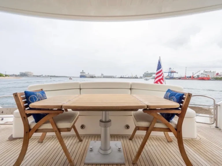 Yacht charter Miami cheap Manhattan 80