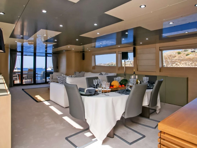 Luxury Yacht for rent Ornos at the best price