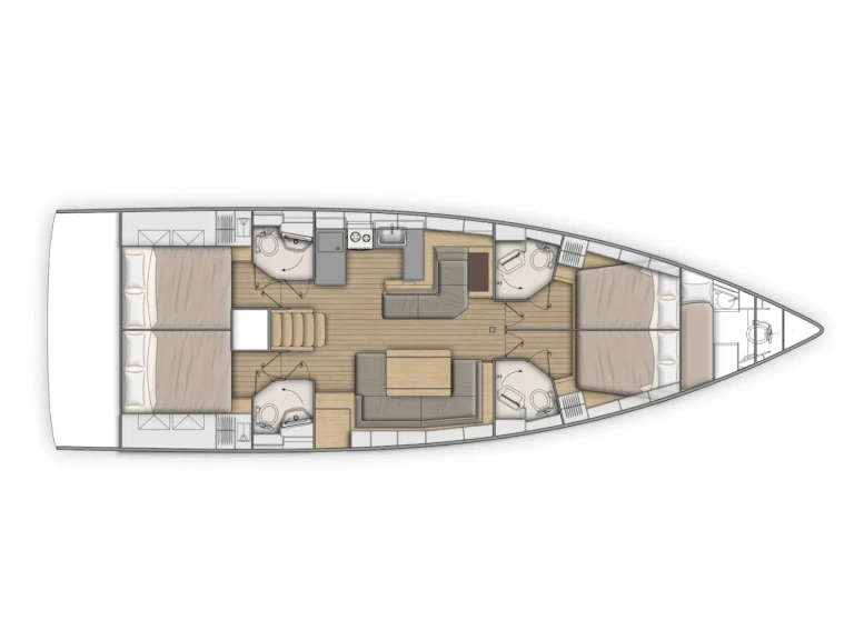 Yacht charter Primošten cheap Oceanis 51.1