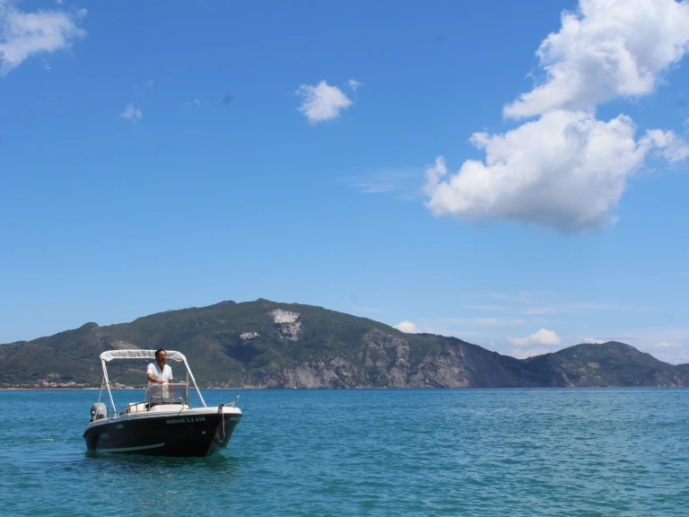Motorboat rental with or without captain Poseidon Laganas