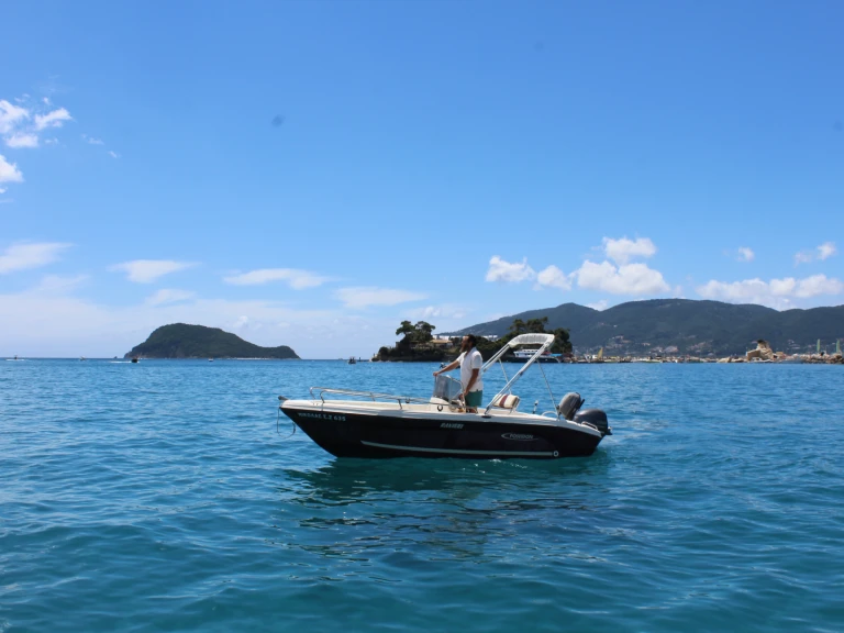 Bareboat Rental Motorboat Poseidon with a boat licence
