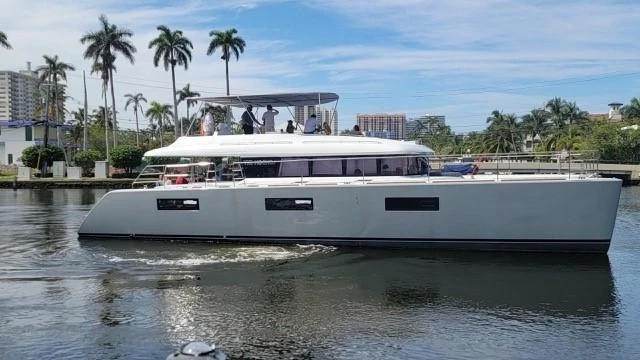 Lagoon 620 Power Catamaran charter bareboat or captained in  Key West