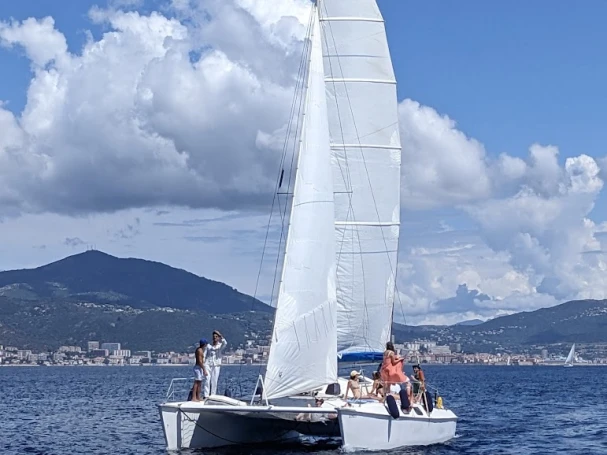 Catamaran rental with or without captain Fountaine Pajot Ajaccio