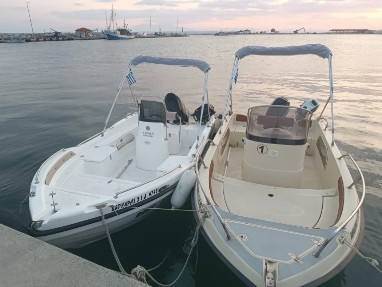 Bareboat Rental Motorboat Athrakiboats with a boat licence