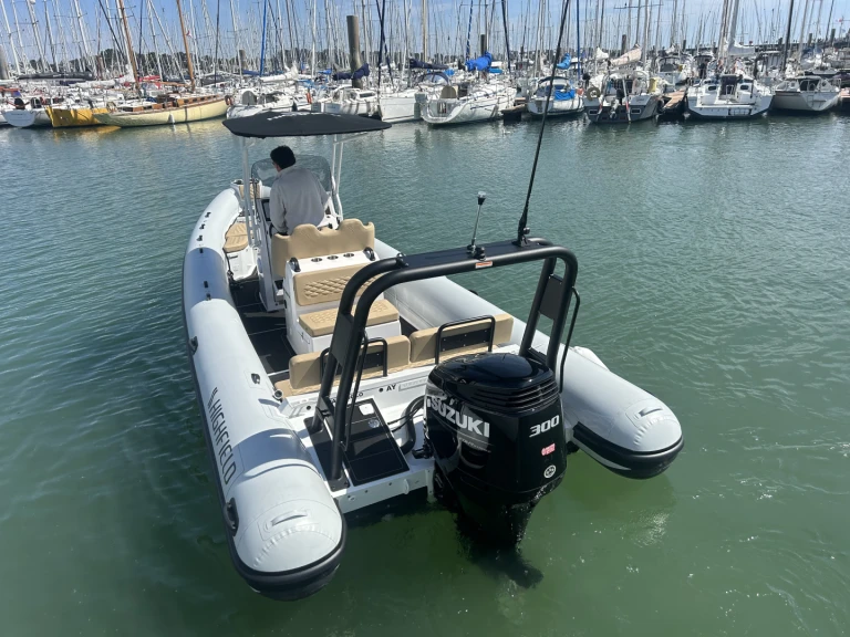 Highfield Patrol 760 charter bareboat or captained in  La Trinité-sur-Mer