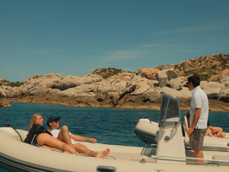 Bareboat Rental RIB Capelli with a boat licence