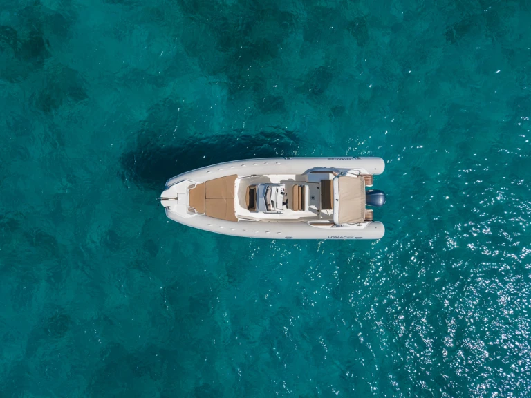 Bareboat Rental RIB Lomac with a boat licence