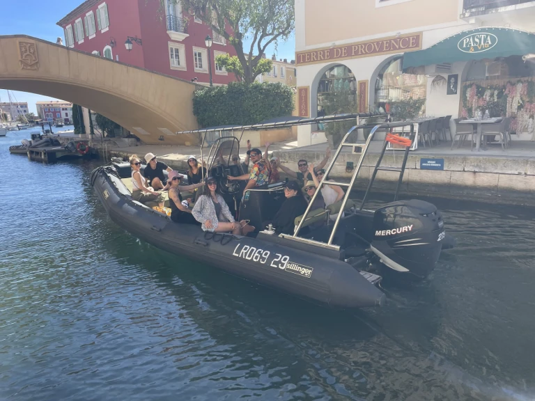 Bareboat Rental RIB Sillinger with a boat licence