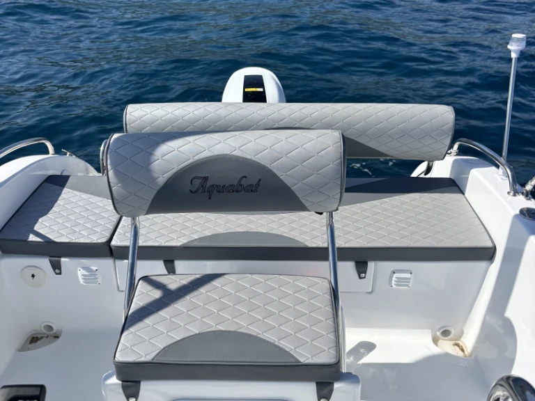 Bareboat Rental Motorboat Aquabat with a boat licence