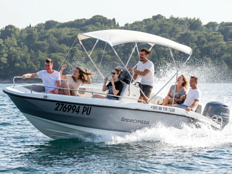 Motorboat rental with or without captain Orizzonti Pula