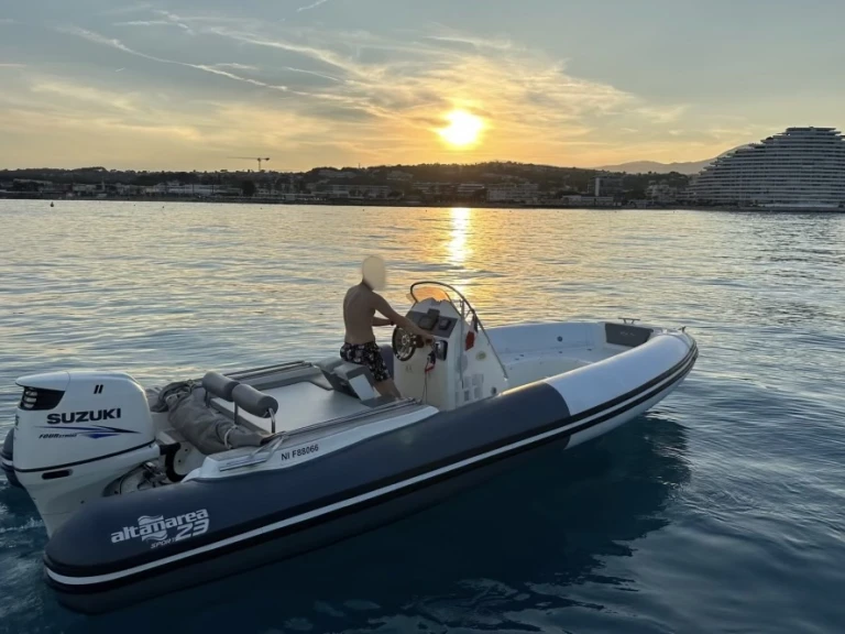 Altamarea Wave 24 charter bareboat or captained in  Carnon-Plage