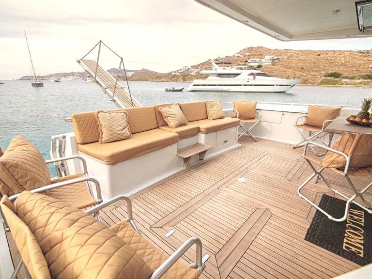 Luxury Yacht rental in Mykonos (City) - Ferretti Ferretti Yachts 58