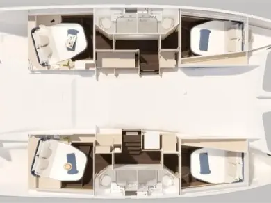 Fountaine Pajot Fountaine Pajot FP 44 Quatuor - 4 + 2 cab. in Alimos on SamBoat