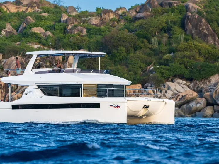 Leopard Leopard 46 Powercat charter bareboat or captained in  Road Town