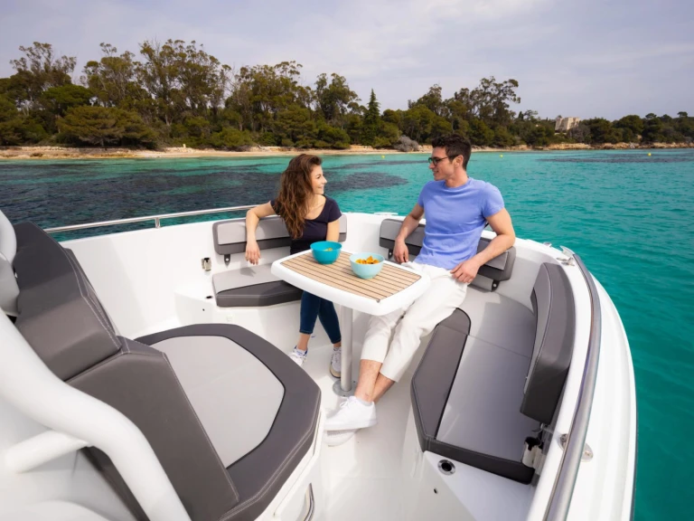 Jeanneau Cap Camarat 7.5 CC charter bareboat or captained in  Rapallo