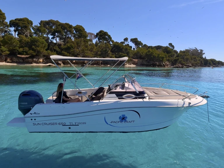 Pacific Craft Pacific Craft 650 SC charter bareboat or captained in  Golfe-Juan