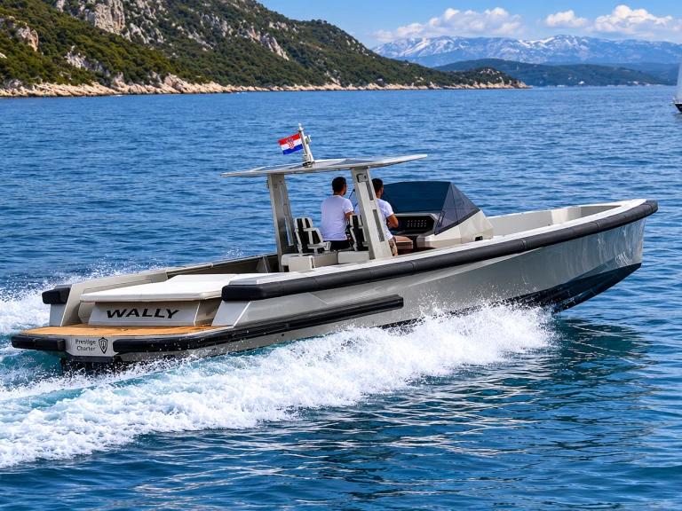 Wally Tender 45 charter bareboat or captained in  Hvar