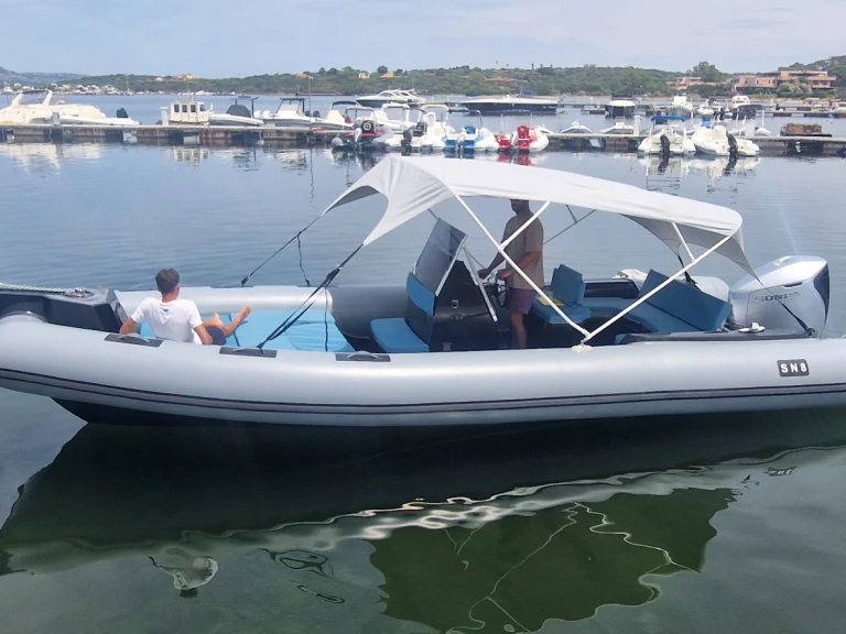 Bareboat Rental RIB Shardana with a boat licence