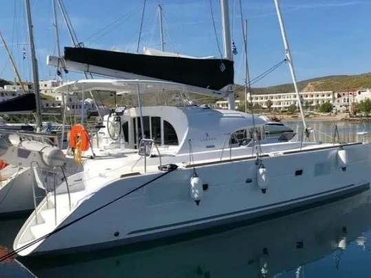 Lagoon Lagoon 380/4 cab charter bareboat or captained in  Paros (Island)