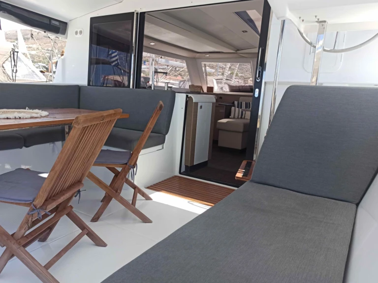 Fountaine Pajot Isla 40/5 cab charter bareboat or captained in  Paros (Island)
