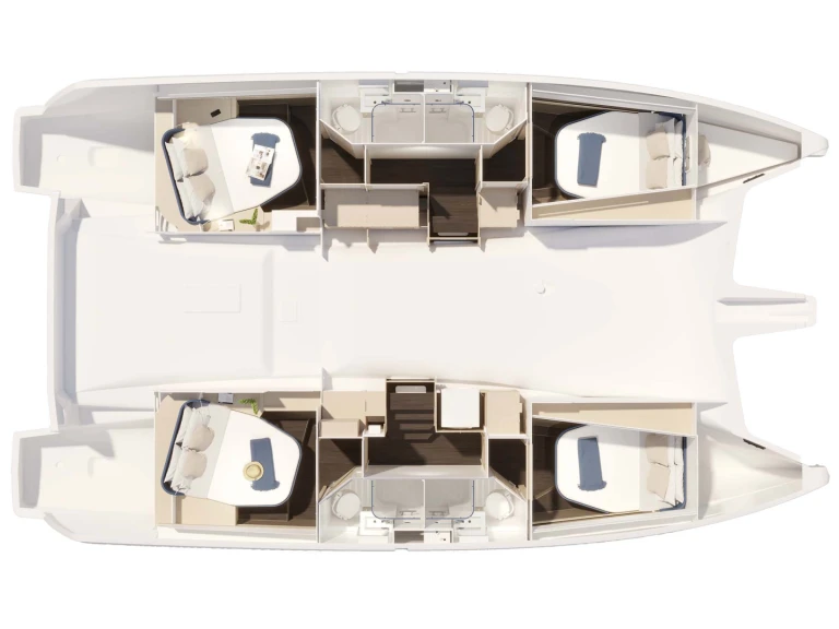 Fountaine Pajot FP 44 /6 cab charter bareboat or captained in  Néa Péramos