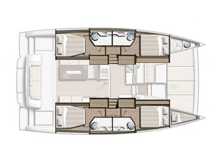 Catamaran rental in Volos - Bali Bali 4.2 CAT/5 cab