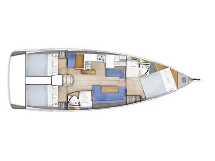 Bareboat Rental Sailboat Jeanneau with a boat licence