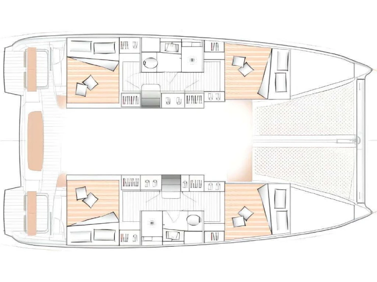 Catamaran rental in Pula - Excess Excess 11 (Cat)/6 cab