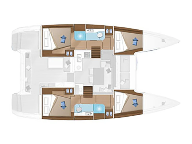 Yacht charter Bormes-les-Mimosas cheap Lagoon 40/4 cab, 2WC