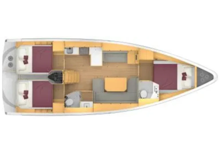 Sailboat rental in Skiathos - Bavaria Bavaria C42 /3cab